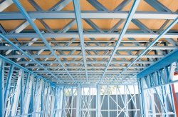 Barndo steel roof trusses in Ohio