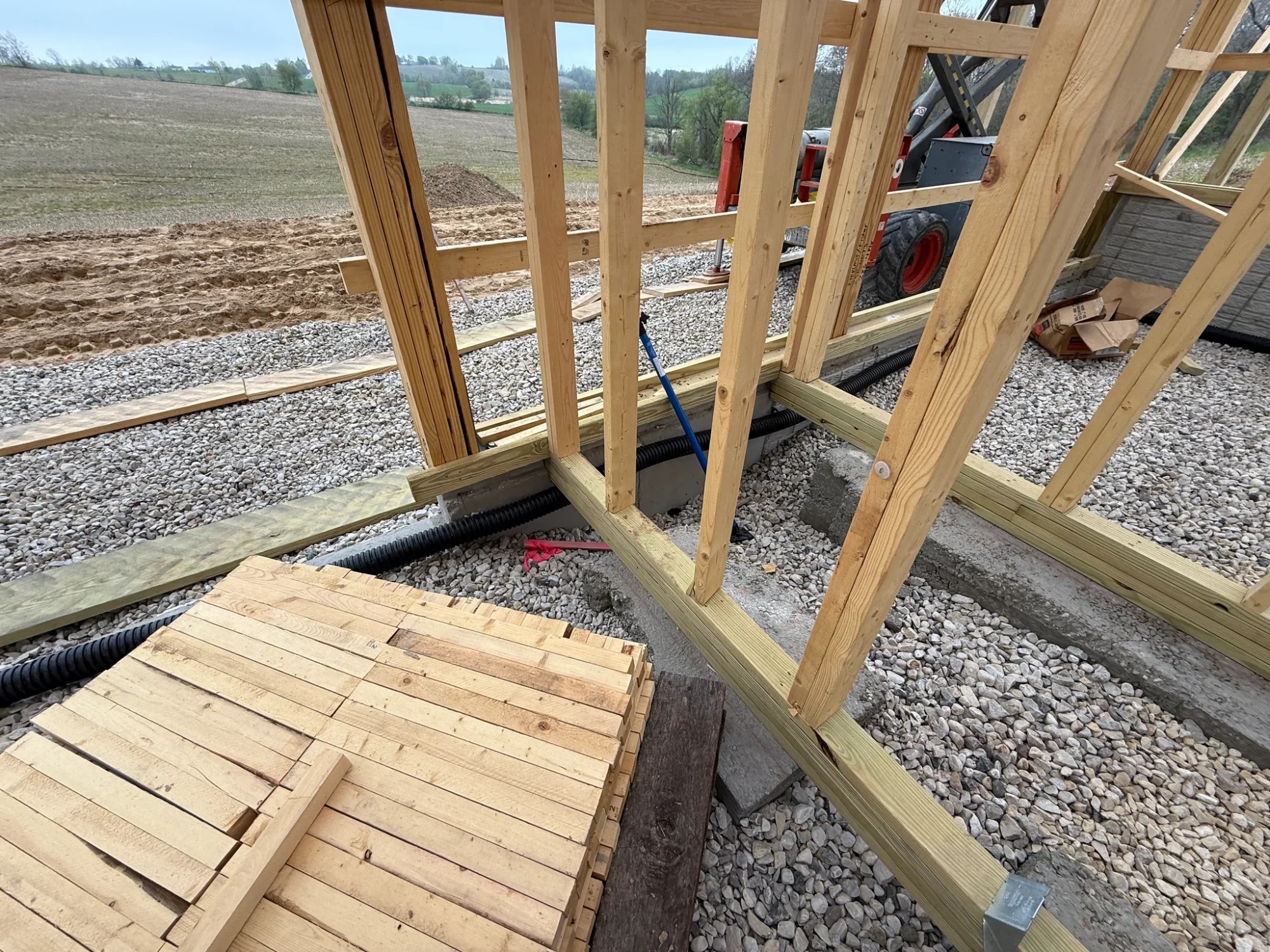 Large wood frame barndominium in Ohio